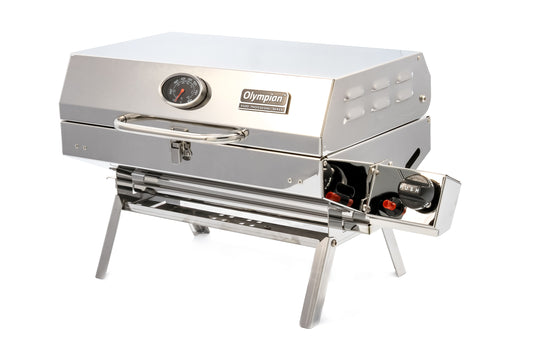 Olympian 5500 Stainless Steel Portable RV/Marine Grill - Clearance