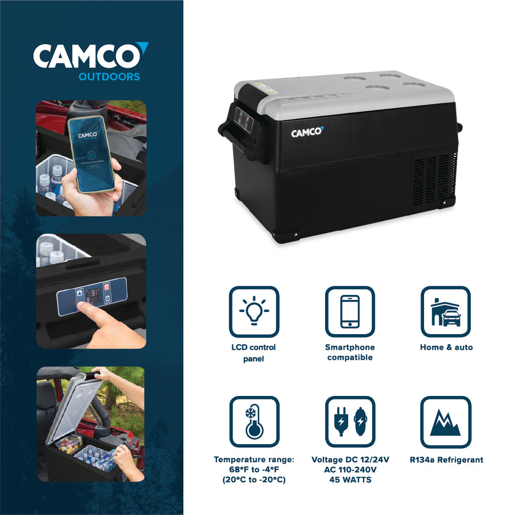 Camco Outdoors CAM-350 Portable Refrigerator - 35 Liter