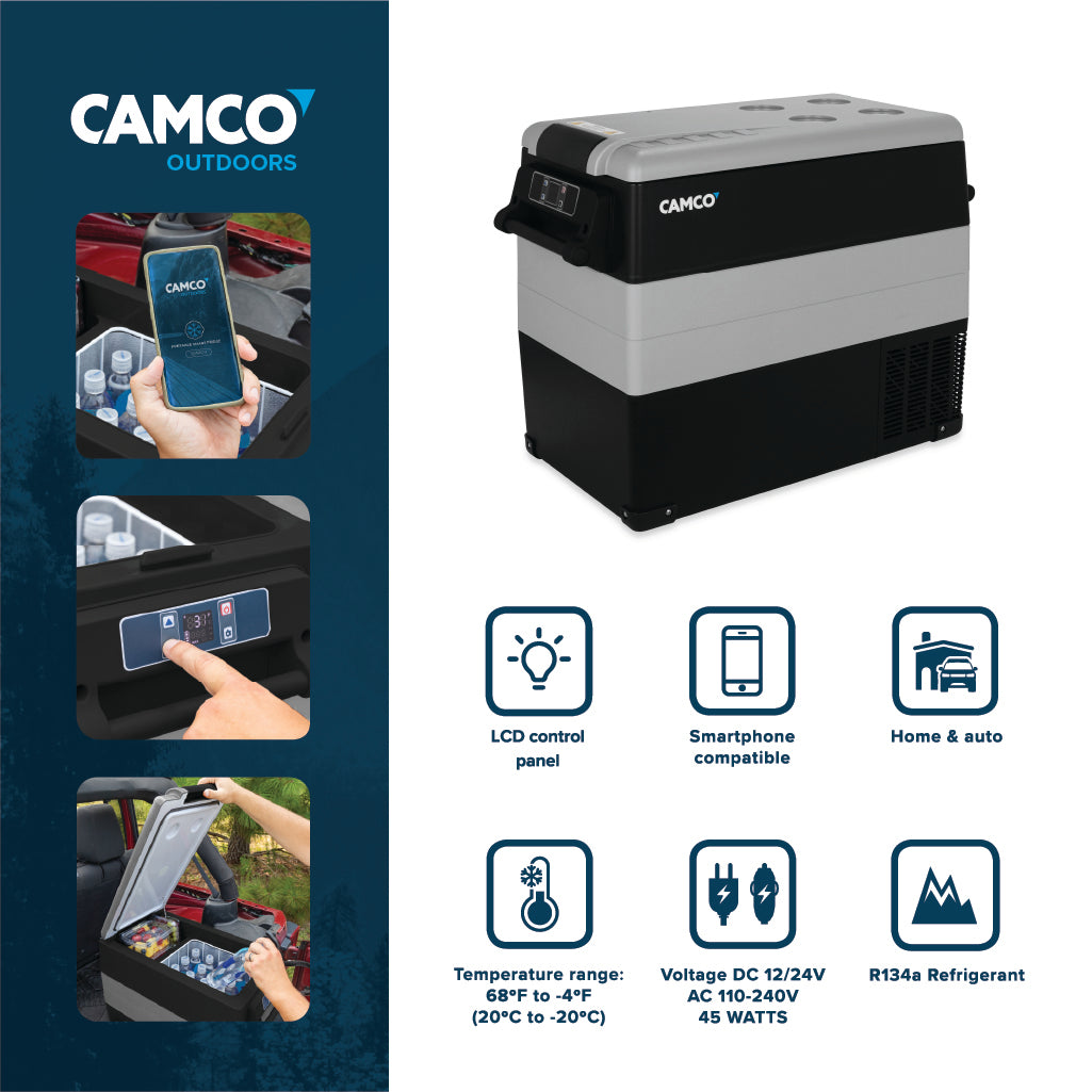 Camco Outdoors CAM-550 Portable Refrigerator - 55 Liter