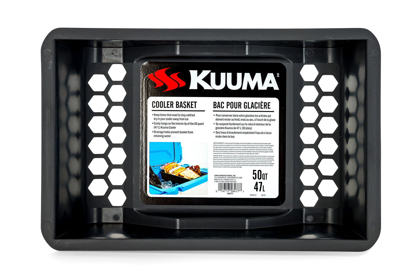 Kuuma Premium Cooler Basket - 50 Quart