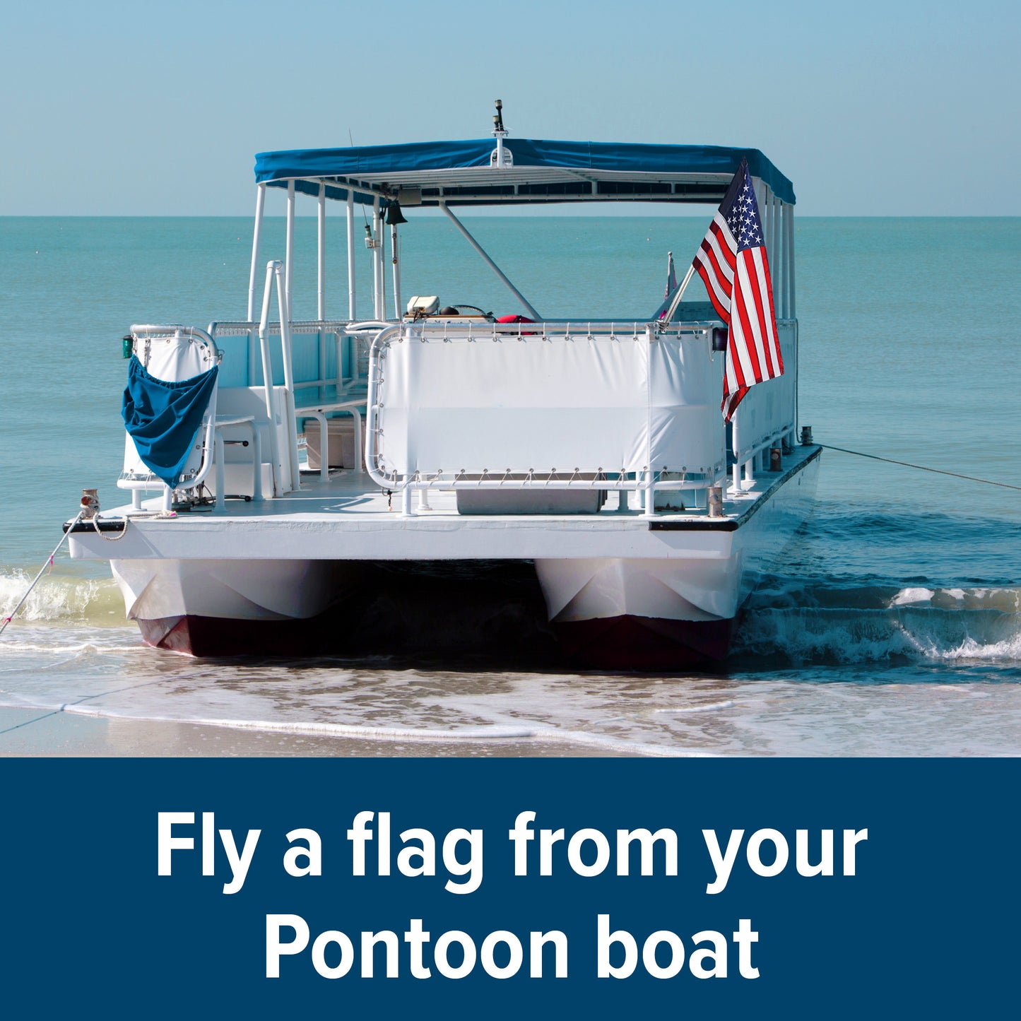 Pontoon Boat Flagpole Mount