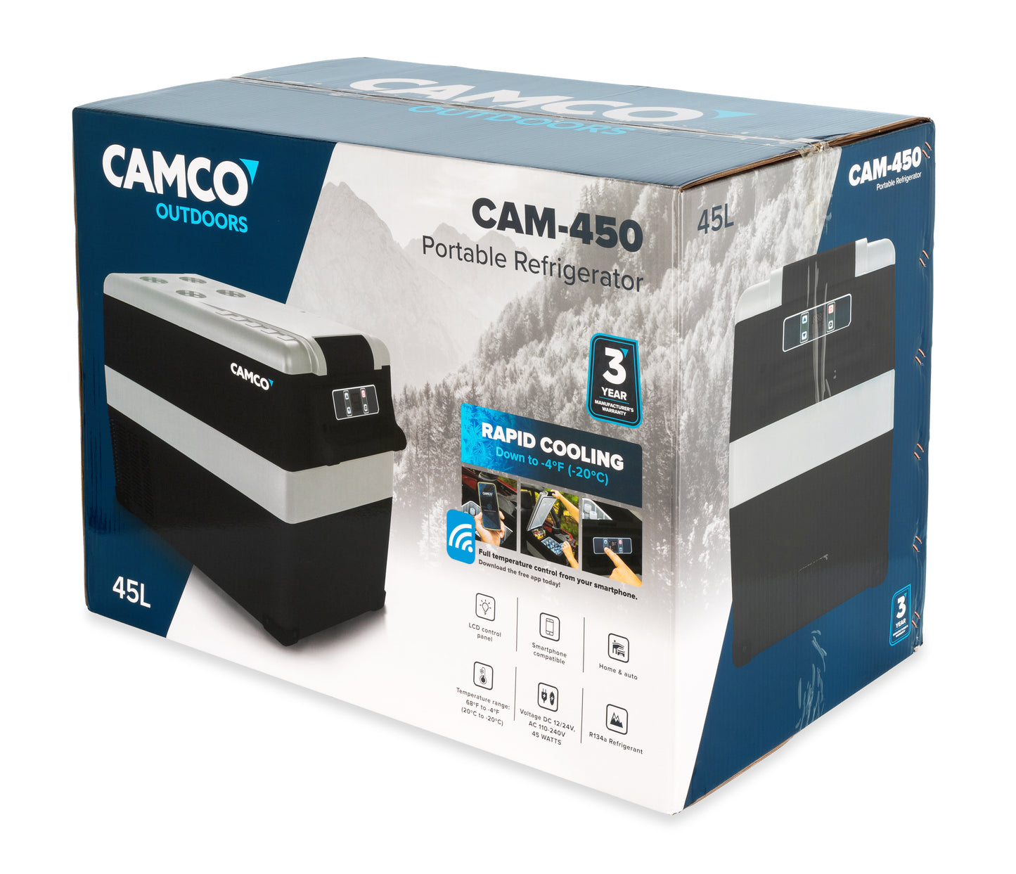 Camco Outdoors CAM-450 Portable Refrigerator - 45 Liter