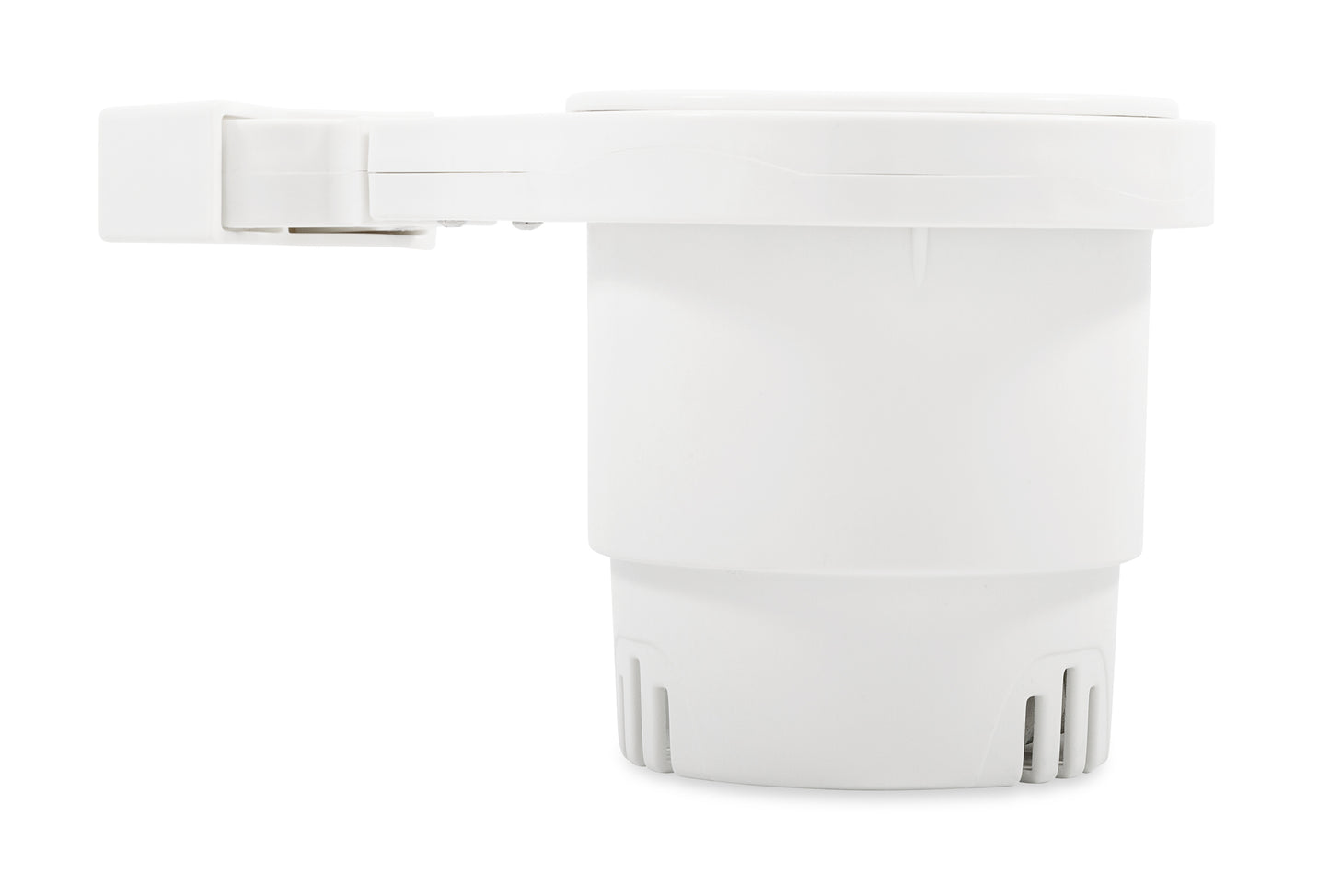 Camco Small Rail Mounted Cup Holder - White