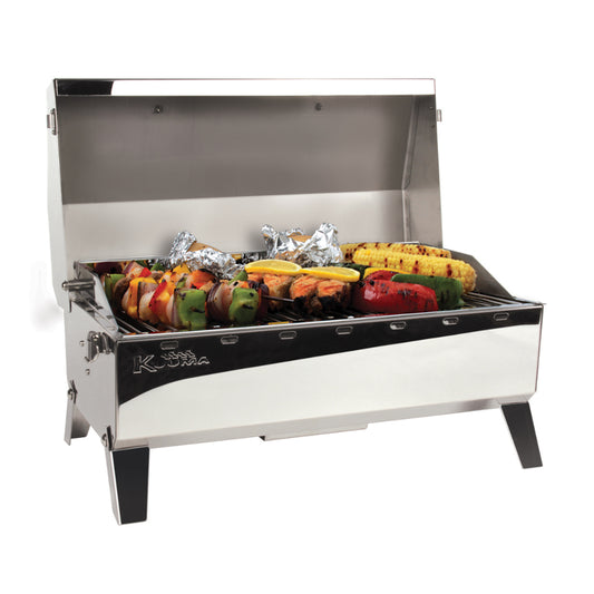 Kuuma Stow N' Go 160 Marine Stainless Steel Gas Grill for Boats