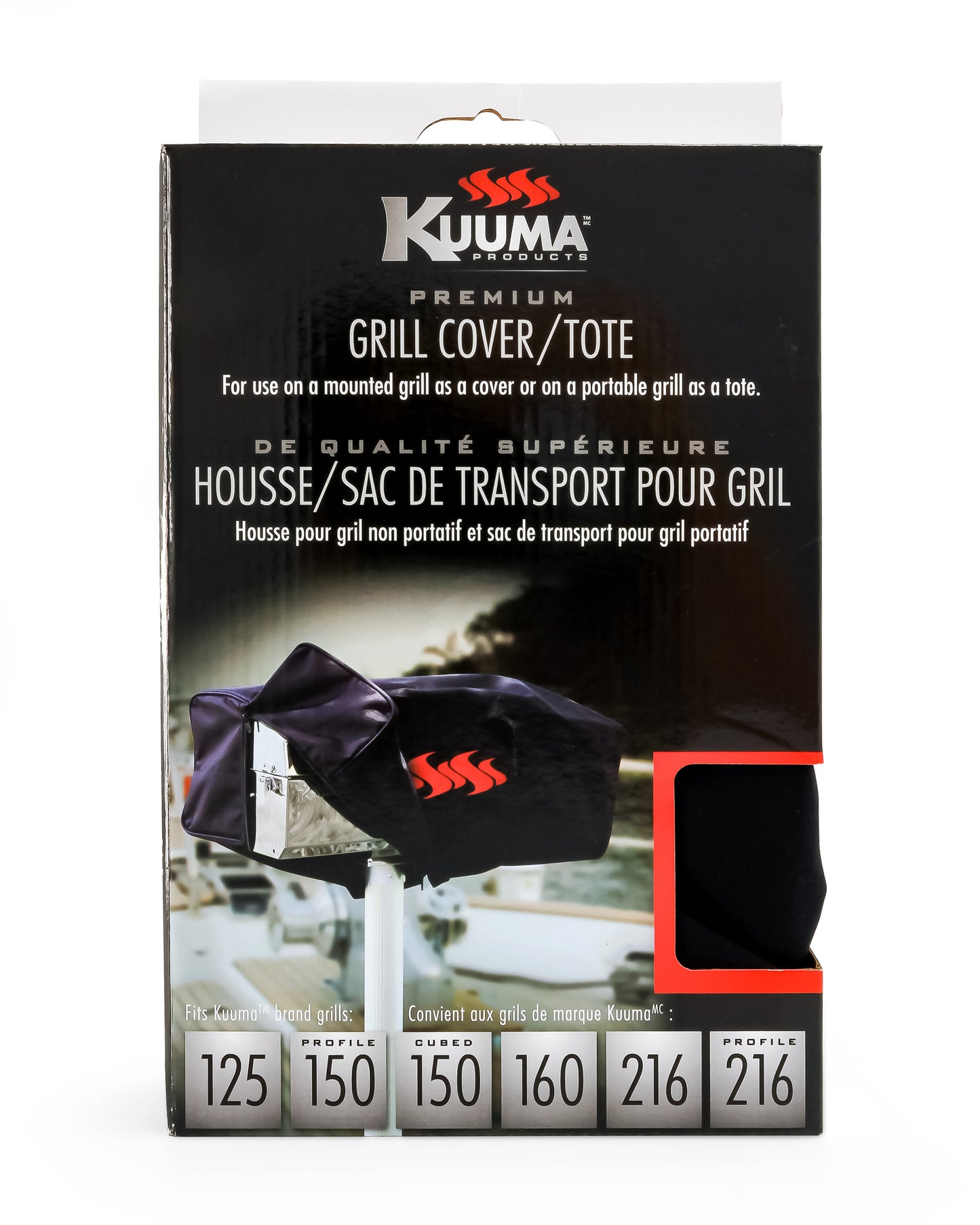 Kuuma Marine Grill Cover - Stow N' Go and Profile